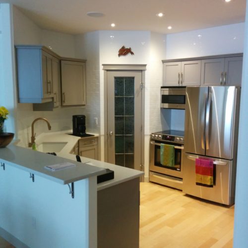 Kitchen after renovation.